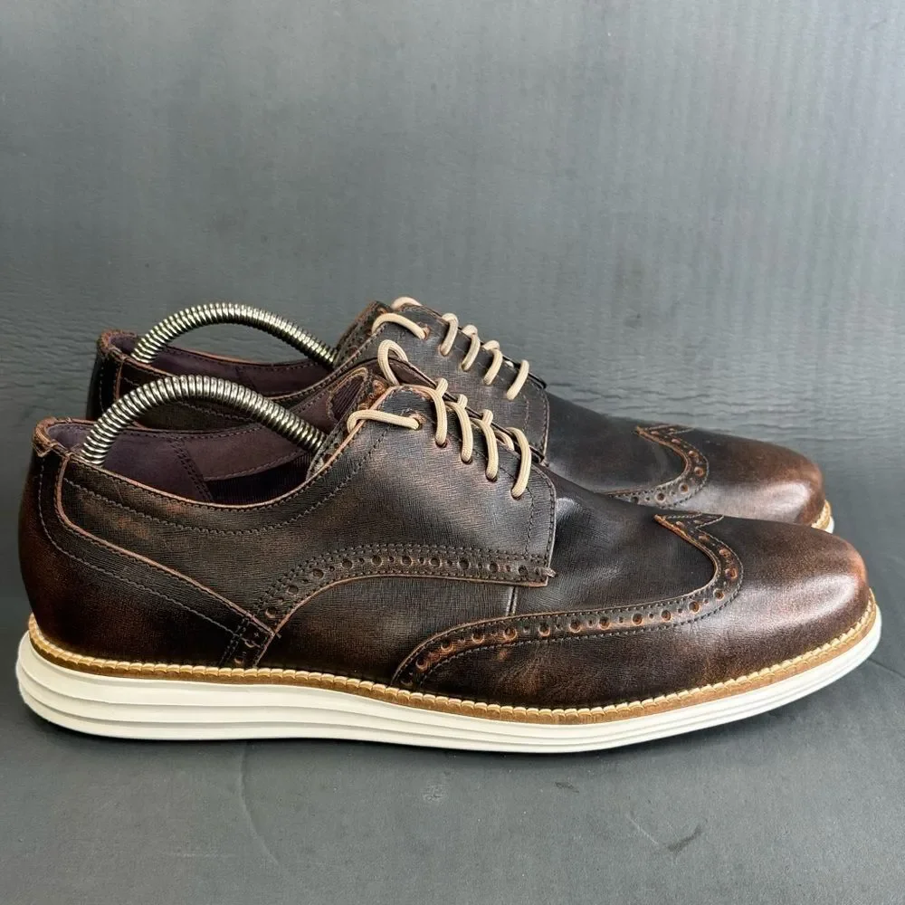 Cole Haan Men's OriginalGrand Wingtip Oxford sneaker Shoes size 10